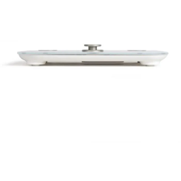 Livoo DOM465W Báscula de Impedancia Sin Batería, 6 Indicadores, Máx. 150 kg, 4 Perfiles, LCD, Blanco