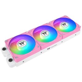 Thermaltake CT140 EX ARGB Ventilador PC 140mm Sync Rosa (3 Pack) - Refrigeración Iluminación Multi 500-1800 RPM