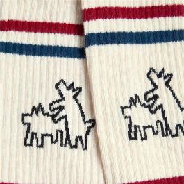 Calcetines Jimmy Lion Athletic Keith Haring Blanco