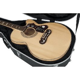 Gator Estuche Guitarra Acústica Jumbo "Abs Deluxe" Negro 120 x 49 x 21 cm