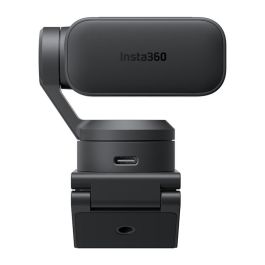 Insta360 Link2 Pro Cámara Webcam con IA 4K/30fps, Autoenfoque, Zoom 4x, Micrófonos Dobles, Sensor 1/1.3", HDR, USB-C, Negro