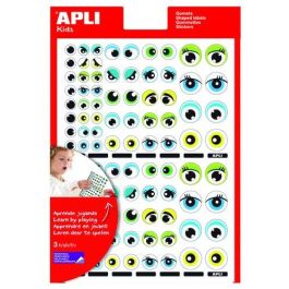 Gomets Apli Bolsa 3H Ojos Amarillo/Azul/Verde Removible 312 Uds. (13854) 5 unidades Precio: 22.730455. SKU: B1HZC7DJMY