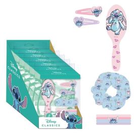 Cerdá Stitch Accesorios de Belleza, Set de 8 piezas, Color Rosa, para Niños +3 Años