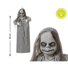 Niña Fantasma 90 cm con luz para decoración de Halloween - Figura iluminada para ambiente misterioso Precio: 13.6900005. SKU: B1F4E68KDB