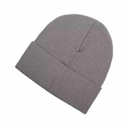 Gorro New Balance Linear Knit Cuffed Gris claro Gorro New Balance Linear Knit Cuffed Gris claro