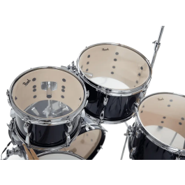 Pearl Kit Batería Roadshow 1812B/1007T/1208T/1410F + 1305Sherrajes, Sillín & 2 Platos Solar - Royal Blue Metallic Pearl