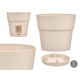 Maceta Plastico 20 Cm Ethica Blanco Roto Stefanplast (12 Unidades)