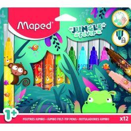 Rotulador Fibra Maped Jungle Fever Jumbo Estuche De 12 Precio: 6.59000001. SKU: B193DW357Y