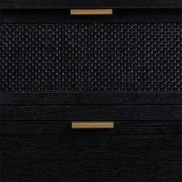 Cómoda Alexandra House Living Negro Madera MDF 35 x 81 x 80 cm