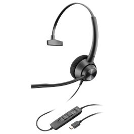 HP EncorePro 310 Auriculares Monaurales USB-C con Micrófono Boom para Llamadas y Música, Color Negro Precio: 77.69000052. SKU: B159RLY259