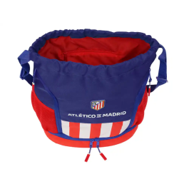 Bolsa Mochila con Cuerdas Atlético Madrid Azul Blanco Rojo 35 x 40 x 1 cm