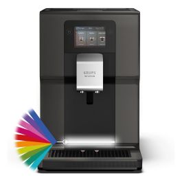 Krups EA872B10 Máquina Espresso Superautomática Intuition Preference con Molinillo Integrado, 1450W, Gris, Depósito 3L