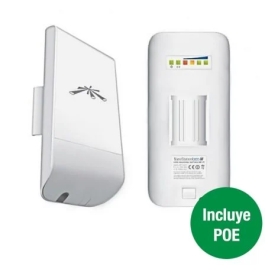 Ubiquiti NanoStation LocoM2 Equipo Exterior MIMO 2.4GHz hasta 150 Mbps 400MHz PoE LOCOM2 Precio: 53.49999996. SKU: S0202514