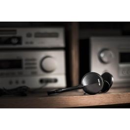 Elbe Auriculares Diadema AU-889-TV Especiales TV Cable 5 Metros con Regulador de Volumen