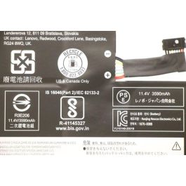 Lenovo 3-cell laptop battery, 11.4V voltage, 42Wh capacity, designed for Lenovo 500e Gen3 notebooks, lightweight at 0.3 kg.