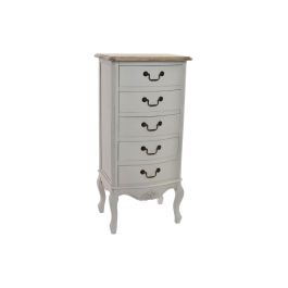 DKD Home Decor Versalles3 Chifonier de Estilo Tradicional en Madera con Acabado Natural, Tonos Blanco y Natural - Medidas 48x35x100 cm Precio: 225.68999981. SKU: S3021940