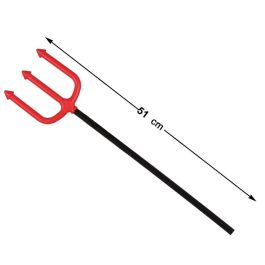 Tridente de Diablo Rojo de Plástico 51 cm para Disfraz de Demonio Halloween Carnavales Fiestas Temáticas Precio: 0.79000053. SKU: B1FPC7YWMC