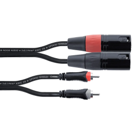 Cordial Cable de Audio XLR/RCA Macho Dual de 1.5 Metros Precio: 9.78999989. SKU: B1D6272C6A