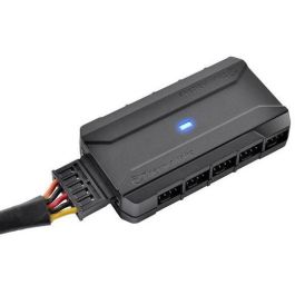 Thermaltake Commander FP Concentrador Ventiladores Molex 10 Puertos Negro Plug & Play para PC