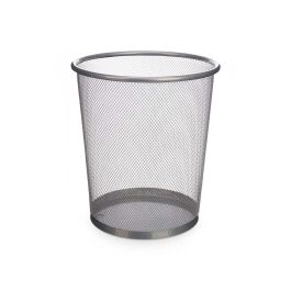 Papelera Rejilla 24 cm Plata - Pincello (12 Unidades) Papelera Rejilla 24 cm Plata - Pincello (12 Unidades)