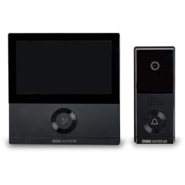 Videoportero con conexión por cable - SCS SENTINEL - VisioWifi - Visión nocturna - Negro Videoportero con conexión por cable - SCS SENTINEL - VisioWifi - Visión nocturna - Negro