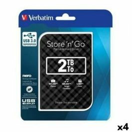 Disco Duro Externo Verbatim STORE 'N' GO GEN 2 Negro HDD 2 TB (4 Unidades) Precio: 421.68999972. SKU: B13H8TLPHP