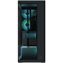 ARCTIC Xtender black window w/o GPU vertical mount, Caja PC Midi Tower, Negra, Compatible con EATX