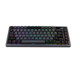 Asus ROG Azoth Teclado Mecánico 75% QWERTZ USB + RF Wireless + Bluetooth LED RGB Metálico 90MP0316-BKSA00