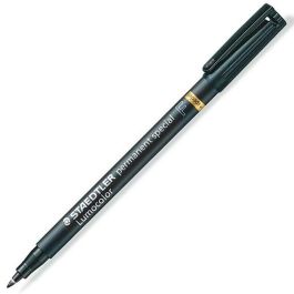 Staedtler 319-9 Rotulador Permanente Lumocolor Retroproyección Punta Fina Negro Trazo 0,6 mm Universal Resistente Agua Secado Rápido Staedtler 319-9 Rotulador Permanente Lumocolor Retroproyección Punta Fina Negro Trazo 0,6 mm Universal Resistente Agua Secado Rápido