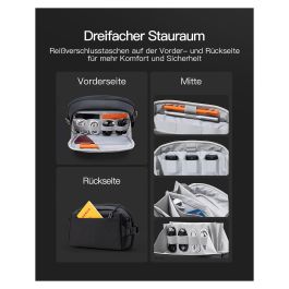 Inateck AB03010 Bolsa de almacenamiento Negra