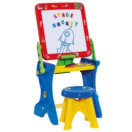 Molto 11073 Pupitre magnético 3 en 1, pizarra y tabla para niños +3 años