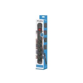 Lanberg SP1-05F-0150-BK Base Múltiple de 5 Salidas AC Tipo F, Cable de 1,5 m, Color Negro, Con Supresor de Sobretensiones Lanberg SP1-05F-0150-BK Base Múltiple de 5 Salidas AC Tipo F, Cable de 1,5 m, Color Negro, Con Supresor de Sobretensiones