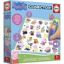 Educa EDU8412668202184 Conector Junior Peppa Pig - Juego Educativo Electrónico Interactivo - Aprendizaje a Partir de 3 Años