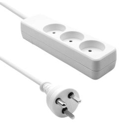 MicroConnect Danish Power Strip 3-way White, with 15m EDB cable MicroConnect Danish Power Strip 3-way White, with 15m EDB cable