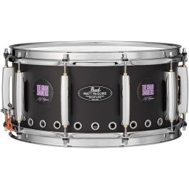 Pearl Caja Signature Matt McGuire 14x6.5" de Acero Laminado, Acabado Negro Mate, Aros SuperHoop II Precio: 485.88999943. SKU: B17D62V93A