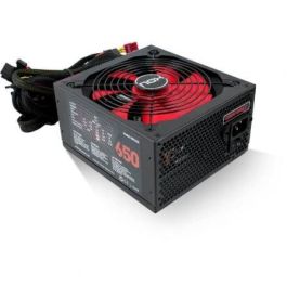 Nox NXS650 Fuente de Alimentación ATX 650W con PFC Activo, 87% Eficiencia, Ventilador 140mm Ultra Silencioso y compatible con SLI/Crossfire.
