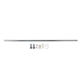 Metaltex Barra Colgar Leonardo Cocina 78 cm Metal Cromado con Fijaciones Incluidas