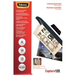 Fundas para Plastificar AutoAdhesivas Fellowes 5328901/ A4/ 125 Micras/ 100 unidades Precio: 50.79000047. SKU: B15RQGZ8ZA