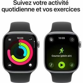 Apple Watch S11 Cellular 46mm Aluminio Gris Espacial con Correa Deportiva Negra M/L