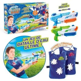 Canal Toys Juego de Batalla de Agua - Kit 2 Jugadores con Blanco que Cambia de Color y Alcance de 10 Metros