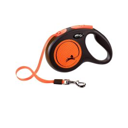Correa Flexi New Neon S Cinta 5M Naranja Neón Correa Flexi New Neon S Cinta 5M Naranja Neón