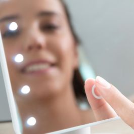 Espejo LED Táctil de Sobremesa Perflex InnovaGoods Espejo LED Táctil de Sobremesa Perflex InnovaGoods