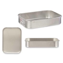 Rustidera de Aluminio Kinvara 25x18 cm - Apto para Horno, Gas y Lavavajillas (12 Unidades)