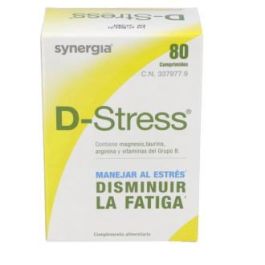 D-Stress Suplemento Nervioso con Vitaminas B y Magnesio 80 Comprimidos Precio: 18.5000002. SKU: B18KZ2F4AS