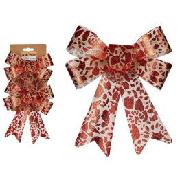 2 Lazos Pvc Estampado Rojo 14X20 Cm Krist+ (48 Unidades) Precio: 76.89000055. SKU: B1H5RAC9QH
