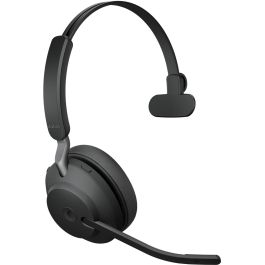 Jabra Evolve2 65 Mono MS + Link 380c Auriculares Inalámbricos Bluetooth USB-C MS Teams Negro
