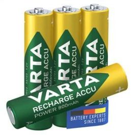 Pilas Recargables Ni/Mh Hr03 Aaa 800Mah Accu Power 4Uds VARTA 56703101404