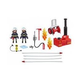 Playmobil Ciudad Accion - Bomberos Con Playmobil Ciudad Accion - Bomberos Con