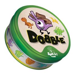 Asmodee Dobble Dinosaurs Dobdin07Esde Juego de Mesa Infantil de Observación y Velocidad en Español para +6 Años