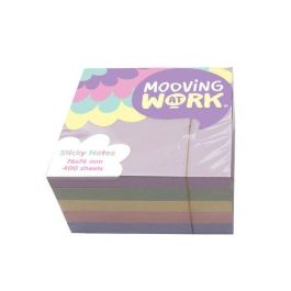 Notas Adhesivas Mooving Pastel 400H 76X76 Multicolor Precio: 3.88999996. SKU: B1ABB6SW3H